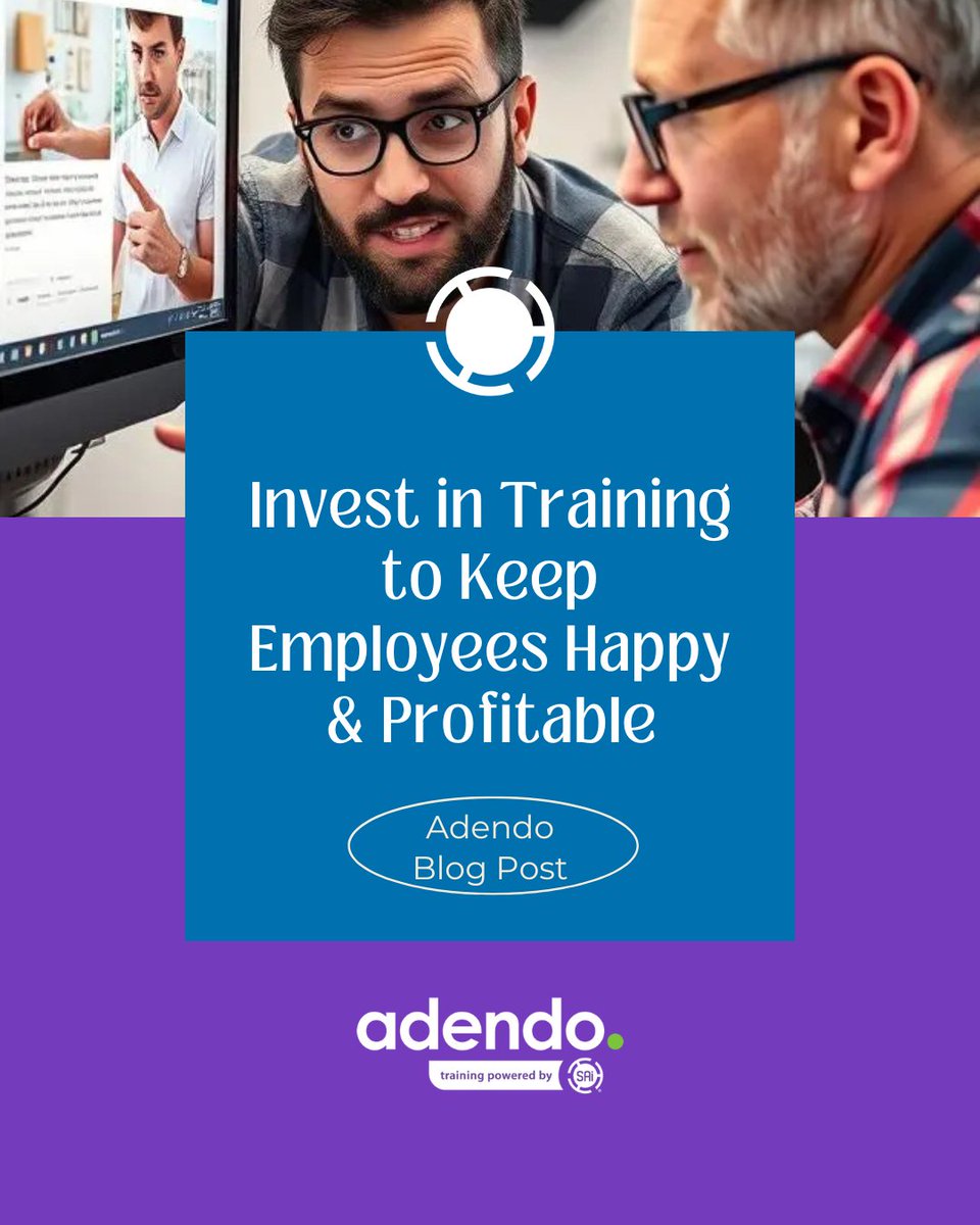 📢 New Blog: Why training your employees is the smartest investment you'll make.

Boost productivity ✅
Reduce turnover ✅
Grow your business ✅

Read now 👉 adendo.com/invest-in-trai…

#EmployeeTraining #SAi #Adendo #PrintIndustry #FlexiComplete