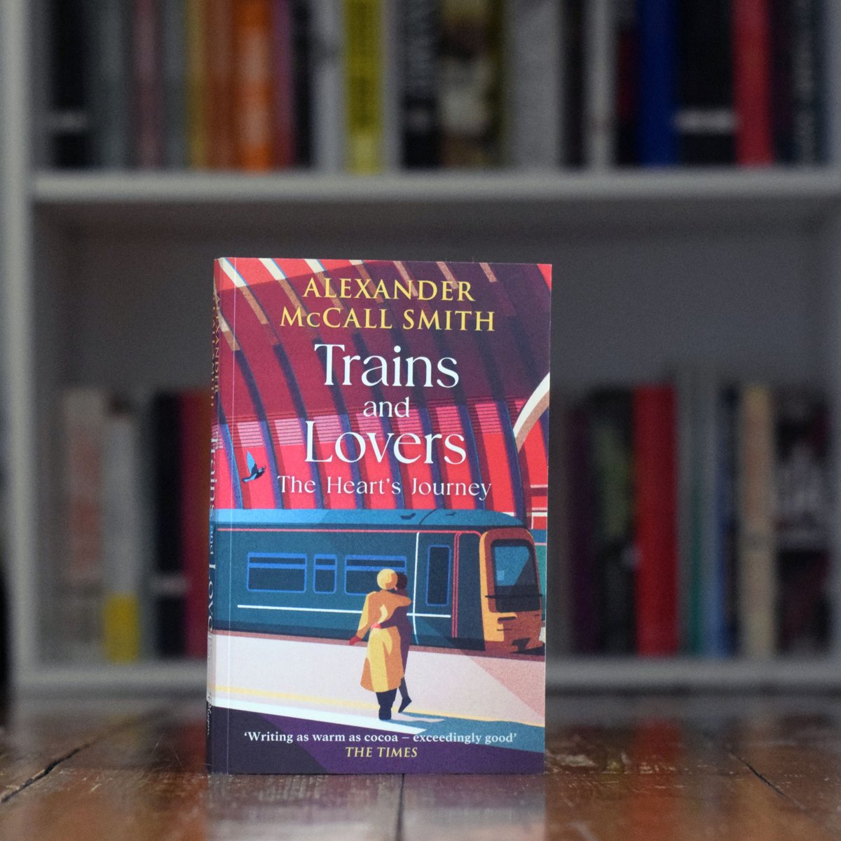 Today is the UK publication day for this brand new edition of Alexander’s charming novel, Trains and Lovers. 💛

In this surprising and poignant story, four strangers meet on a journey from Edinburgh to London. What unfolds is a poignant and beautiful tale of love and railways.