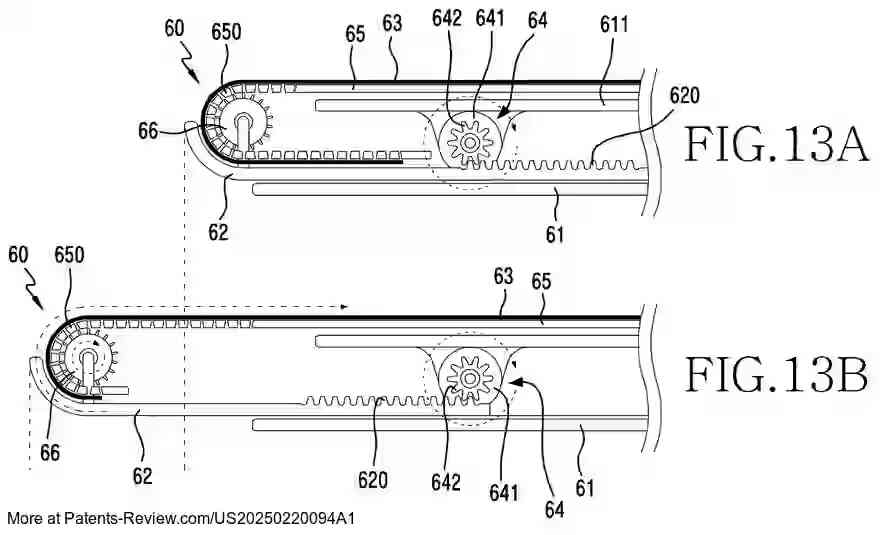 PatentPulse's tweet photo. 📜 New patent application #US20250220094A1 by #Samsung reveals a #MultiFoldable electronic device. This innovation includes three housings with dual folding units and a flexible display supported by a metal plate with distinct folding patterns. 📱
#FoldableTech #Innovation #ConsumerElectronics $SSNLF