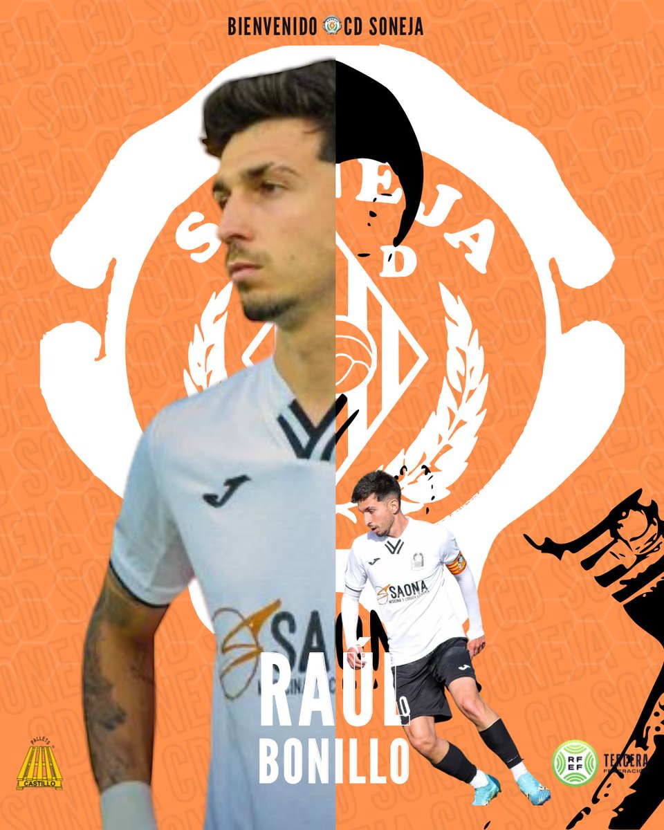 📯𝑶𝒇𝒊𝒄𝒊𝒂𝒍 | Raúl Bonillo “Rulo” vestirá de naranja la próxima temporada. 🆕

Procede del Castellonense. Jugador muy reconocido en la categoría por sus grandes actuaciones de gran calidad técnica y su exquisito golpeo de balón. 🧙‍♂️

#BienvenidoRulo