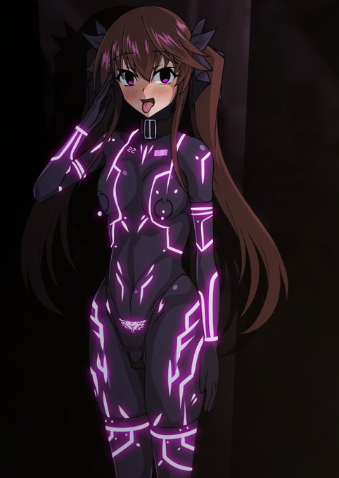 pixivリクエスト:らくがきプラン  その563
内容「以前、描かれていた洗脳改造済み天才牝便女のイラスの束さんが着ている淫紋ラバースーツを洗脳改造された凰鈴音お願いします」 