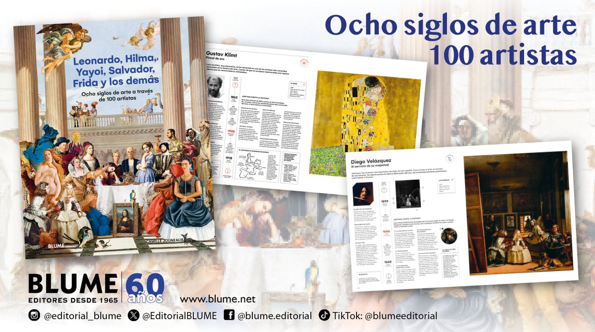 BLUME EDITORIAL (@editorialblume) on Twitter photo ¡Una historia de la pintura accesible! Una presentación cronológica y de los artistas clasificados por movimientos, escuelas o estilos. Focos temáticos para identificar los movimientos, reconocer los símbolos y descubrir los entresijos de los museos.
blume.net/arte/2610-leon… ¡Una historia de la pintura accesible! Una presentación cronológica y de los artistas clasificados por movimientos, escuelas o estilos. Focos temáticos para identificar los movimientos, reconocer los símbolos y descubrir los entresijos de los museos.
blume.net/arte/2610-leon…