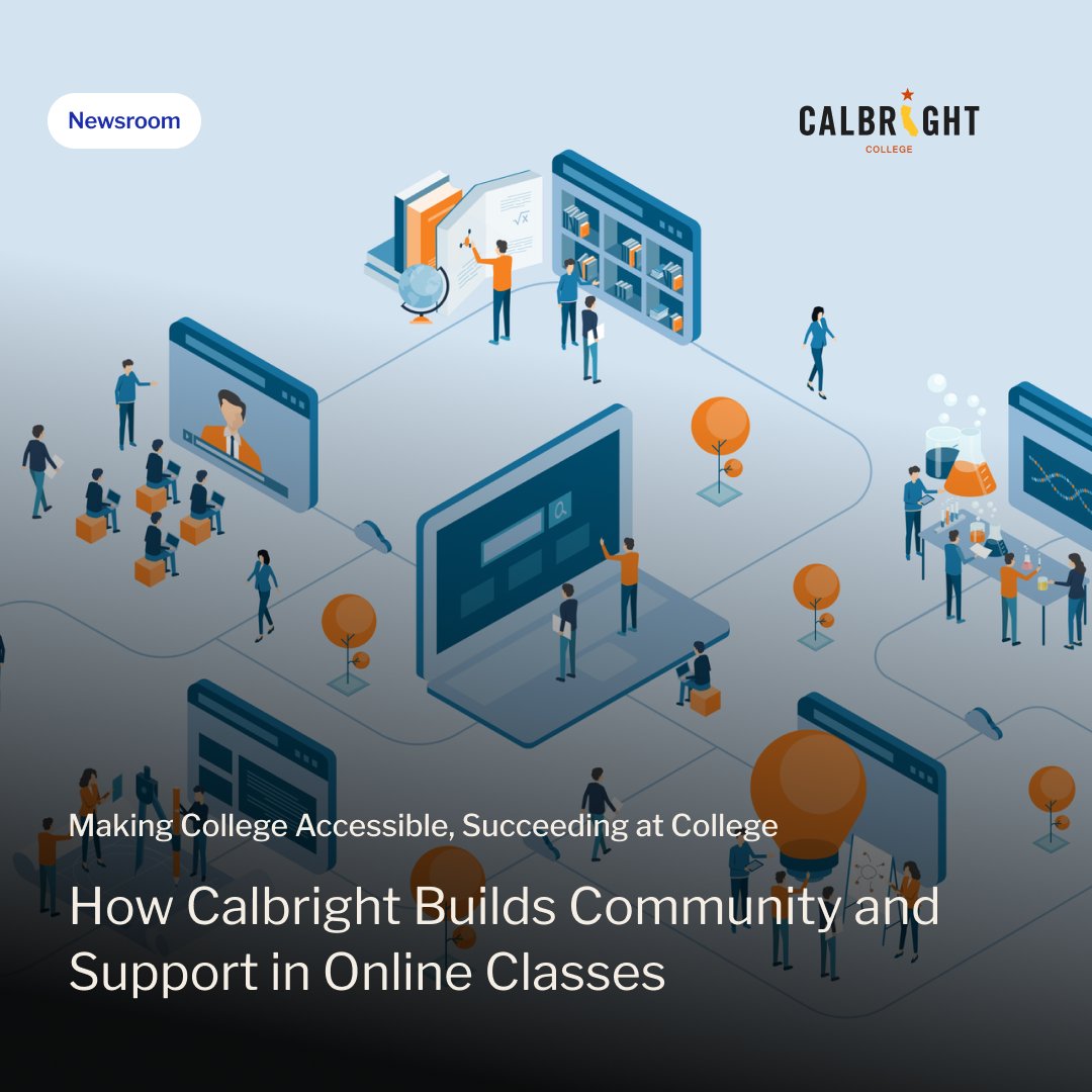 Learning online, on your own schedule, doesn’t mean you have to go it alone. We make sure you’re connected, both to your community, and to your support team. Learn more: calbrig.ht/45U3UTQ