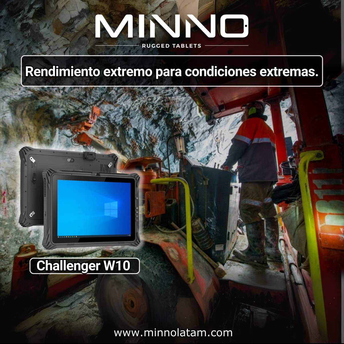 MLRugged2026's tweet photo. Tecnología que no se rinde, incluso bajo tierra. 💪⛏️
#MineríaInteligente #TabletRuda #TecnologíaIndustrial #TrabajoPesado https://t.co/xhzBrrv31C
