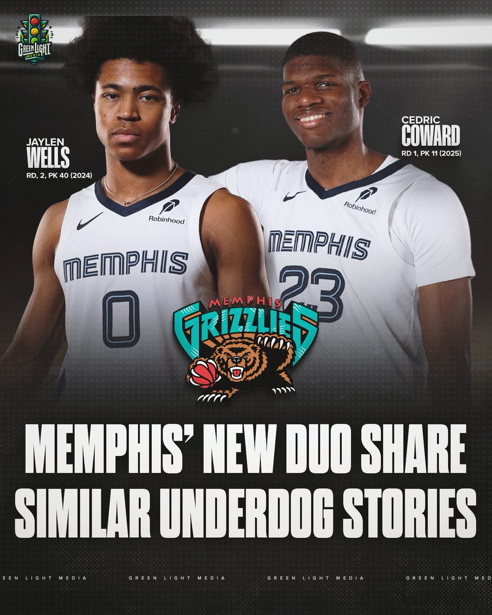Cedric Coward and Jaylen Wells’ journeys to the NBA are inspirational for young hoopers everywhere! 🏁🐻

Unranked 0⭐️s ➡️ D2/D3 ➡️ Washington State ➡️ Memphis

More below🧵