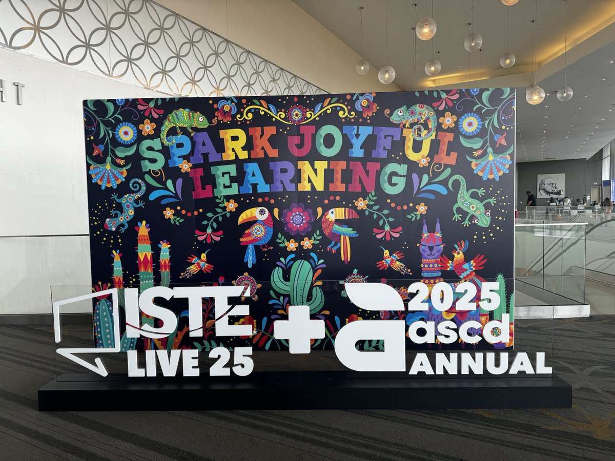 BrainFreeze_AI's tweet image. What a week at #ISTE25 in San Antonio! 🎉
Thanks to everyone who stopped by Booth #1121, grabbed an AI workbook, and joined the convo on bringing custom AI to the classroom.
We’re feeling inspired—swipe for our favorite moments! 💙
#EdTech #AIinEducation #TeacherCommunity