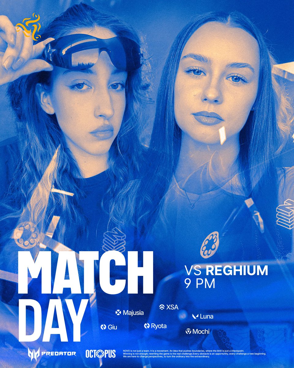 NOVO Esports (@novoesports) on Twitter photo Another W vs <a href="/ekoesportsgg/">EKO Esports</a>, now it’s <a href="/reghiumesports/">Reghium Esports</a> time 😈
Live <a href="/king___esport/">King Esport</a> 📺
<a href="/PredatorGaming/">Predator Gaming</a>
#NOVOEsports #BleedBlue Another W vs <a href="/ekoesportsgg/">EKO Esports</a>, now it’s <a href="/reghiumesports/">Reghium Esports</a> time 😈
Live <a href="/king___esport/">King Esport</a> 📺
<a href="/PredatorGaming/">Predator Gaming</a>
#NOVOEsports #BleedBlue