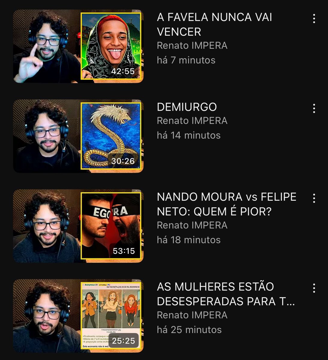 O lote das tretas