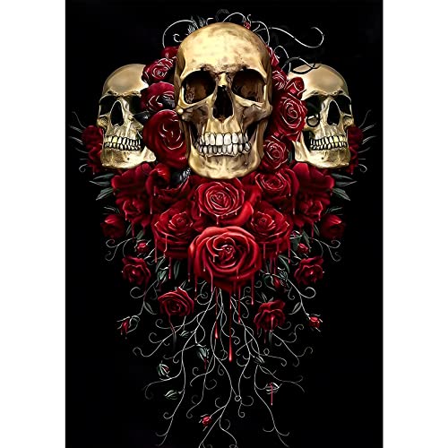 I just received MXJSUA Diamond Painting Skull Kits, 5D Diamond Painting Kits for Adults Beginner, 5D Diamond Art Skull Kits Adults Red Rose Flower Diamond Picture Arts Halloween Skull G from gothmommybekka via Throne. Thank you! throne.com/nanasalad #Wishlist #Throne