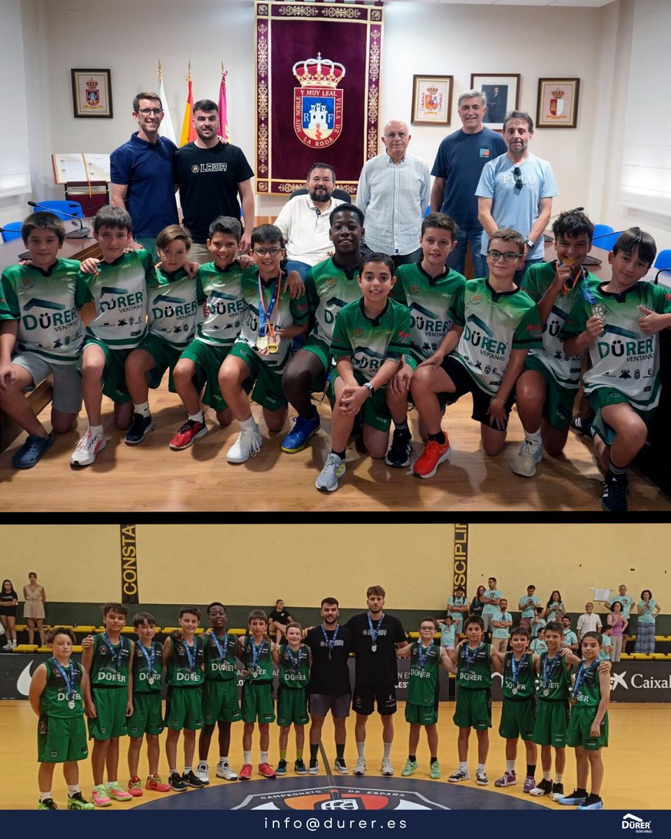 Unión Dürer también presente en el prestigioso torneo internacional <La Roda U12M – Future Stars> de la mano de nuestro equipo que se proclamaba Campeón Alevín Masculino de Castilla-La Mancha.Un evento donde se dan cita las promesas del baloncesto nacional e internacional⁣⁣
⁣
