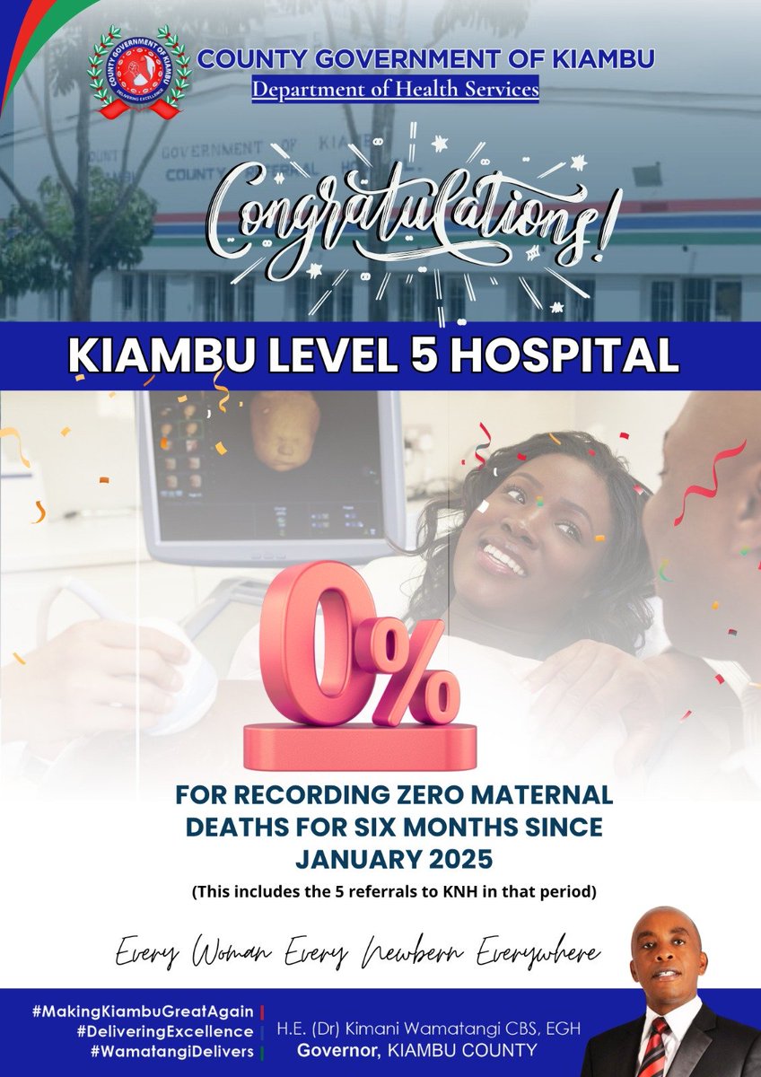 kklaroche2016's tweet photo. It's possible to say "beyond Zero" is possible.

Congrats Kiambu hospital. https://t.co/8QauvMXN9S