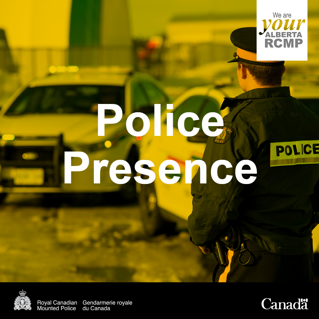 #Alberta RCMP are currently on scene of a police incident in the village of #Hughenden. The situation is currently contained to a residence. Avoid the area and refrain from posting photos of responding officers on social media. Updates will be made as info becomes available.