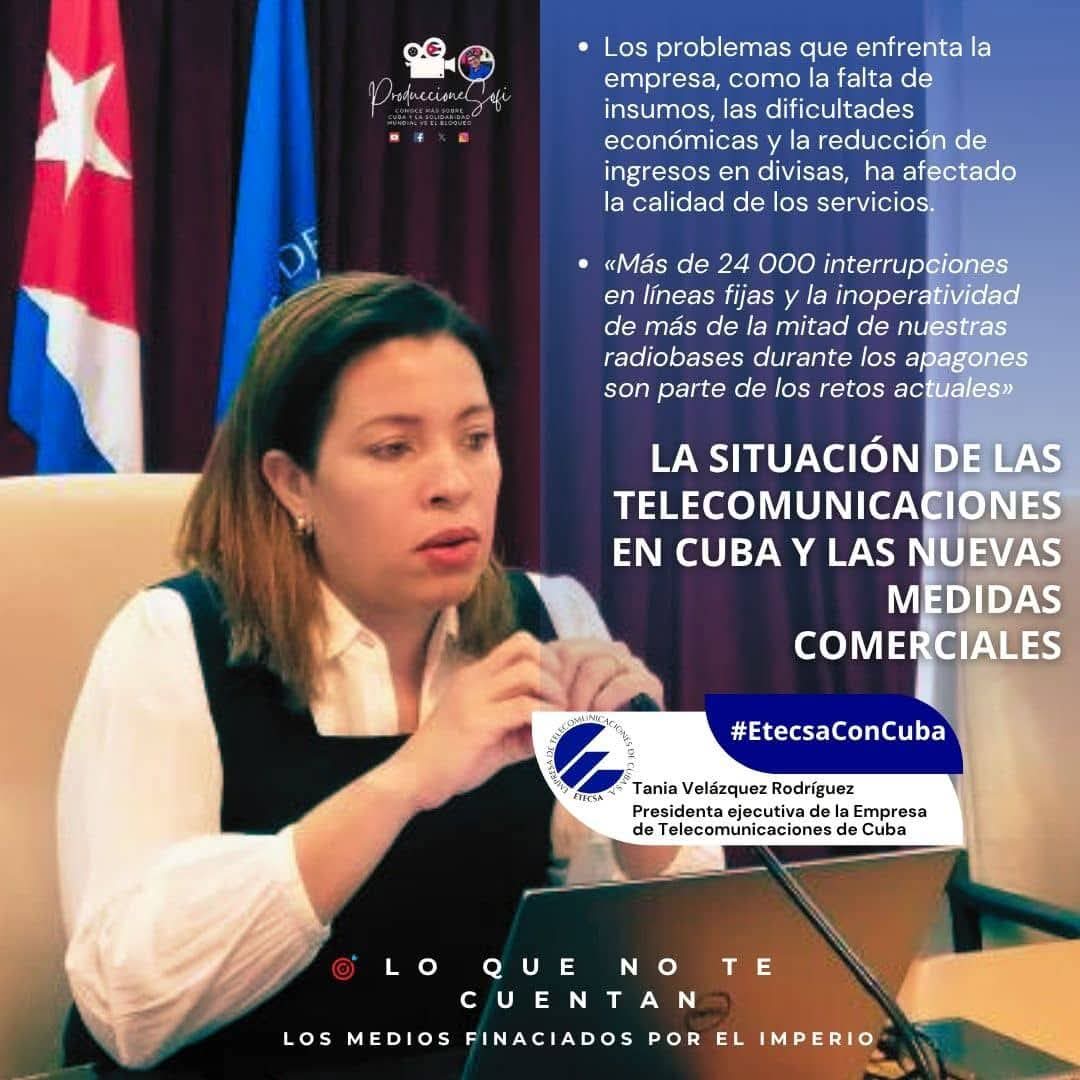 #ETECSA trabaja sin descanso, para avanzar en el desarrollo de las telecomunicaciones. #EtecsaConCuba.