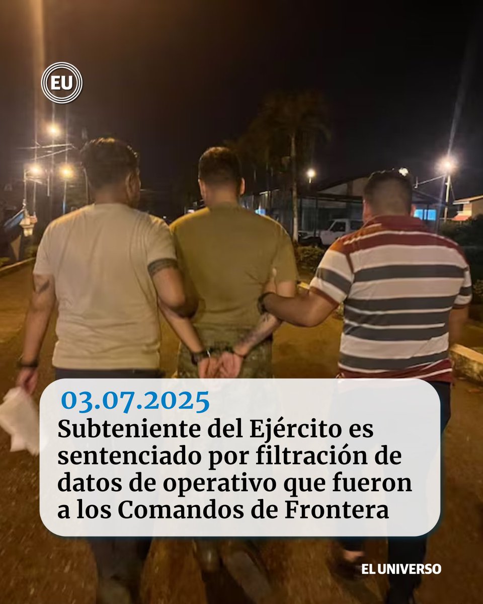 eluniversocom's tweet photo. #Subteniente del #Ejército es sentenciado por filtración de datos de operativo que fueron a los Comandos de Frontera https://t.co/xXx1NuvKmu https://t.co/ZAfYSWYgOE