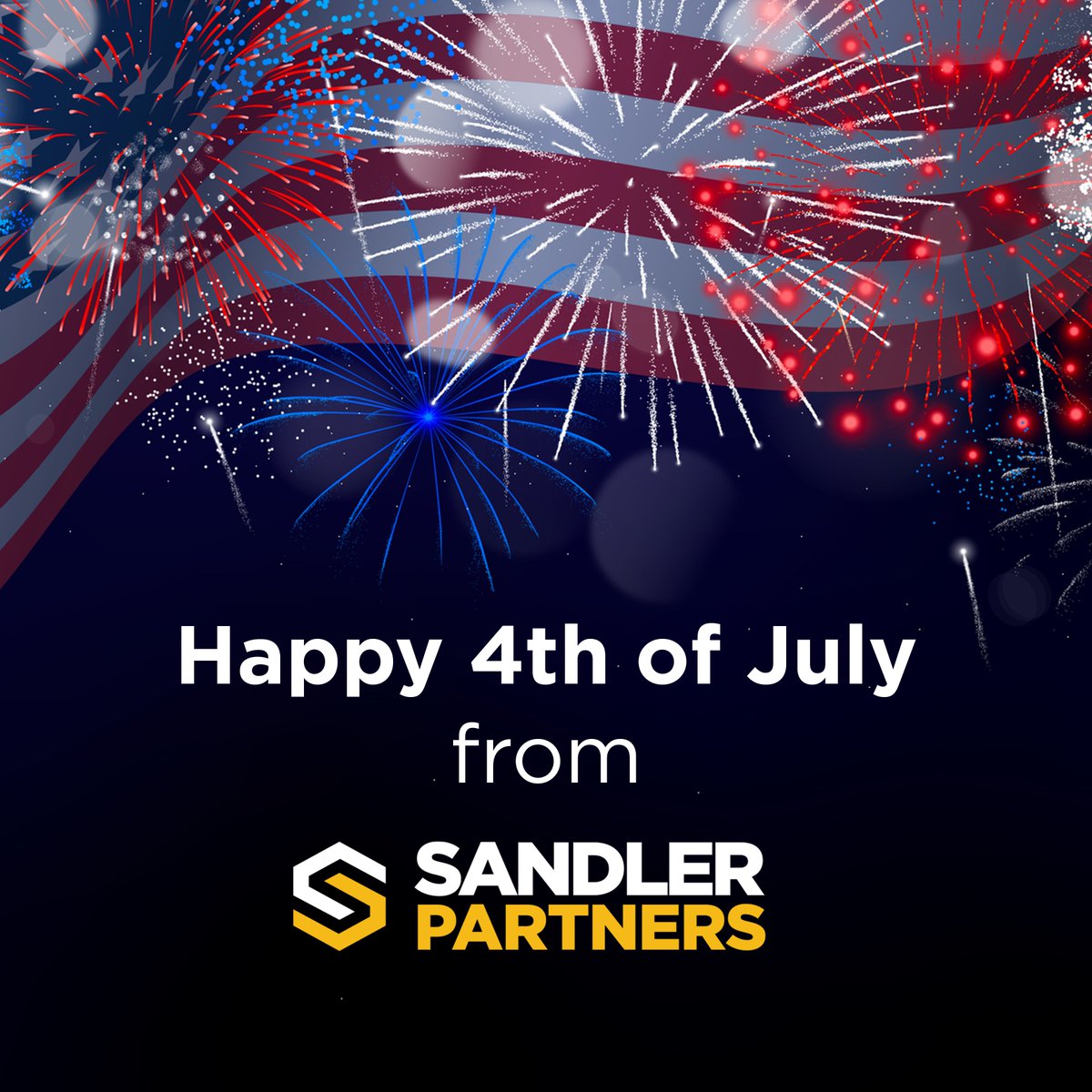 SandlerPartners's tweet image. Wishing our amazing Sandler Partners community a safe, fun, and relaxing Fourth of July! We&apos;re grateful for the Partners and team members who make this community feel like family. Enjoy the long weekend!

#SandlerPartners #PartnerCommunity #FourthOfJuly #Sandlerfamily