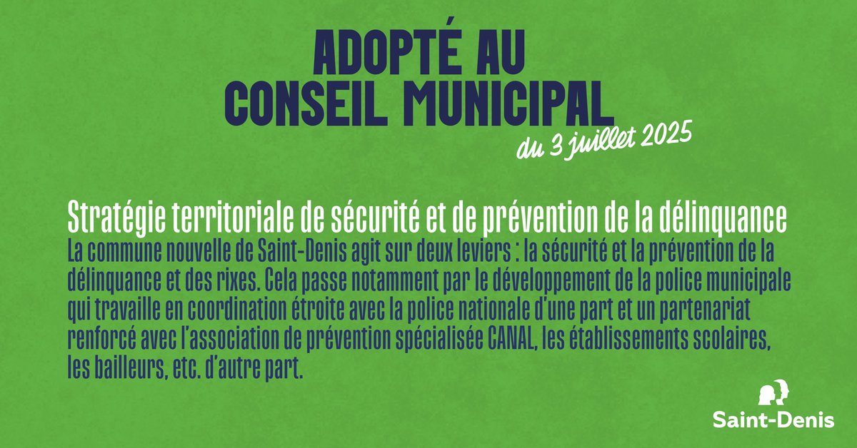 CONSEIL MUNICIPAL | Le Conseil Municipal a adopté sa stratégie territoriale de sécurité et de prévention de la délinquance à l’échelle de la commune nouvelle. 
Deux leviers : police municipale et prévention en partenariat avec de nombreux acteurs de terrain.