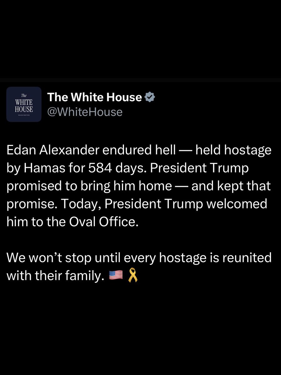 Edan Alexander was held hostage by Hamas for 584 days. President Trump promised to bring him home—and he did.