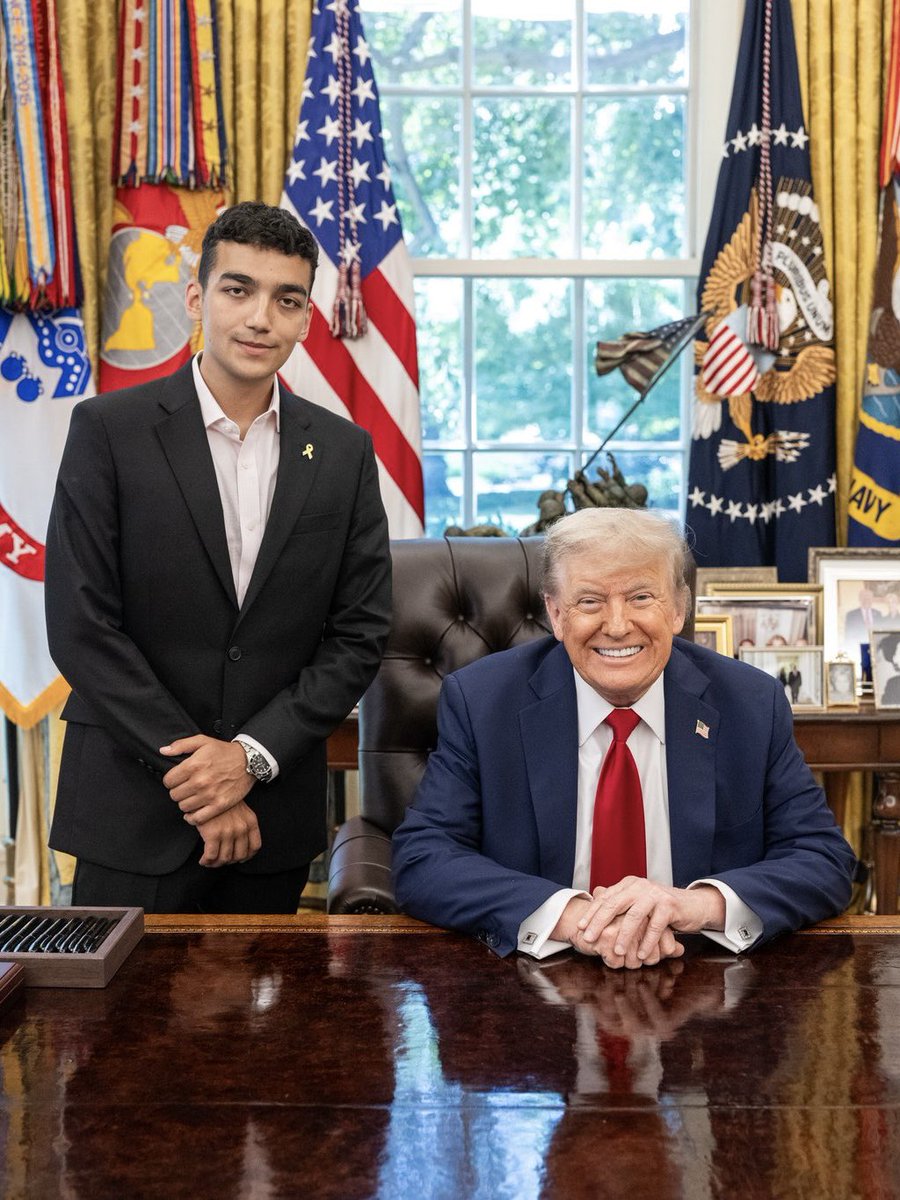 DoctorNazarian's tweet image. Edan Alexander was held hostage by Hamas for 584 days. President Trump promised to bring him home—and he did.