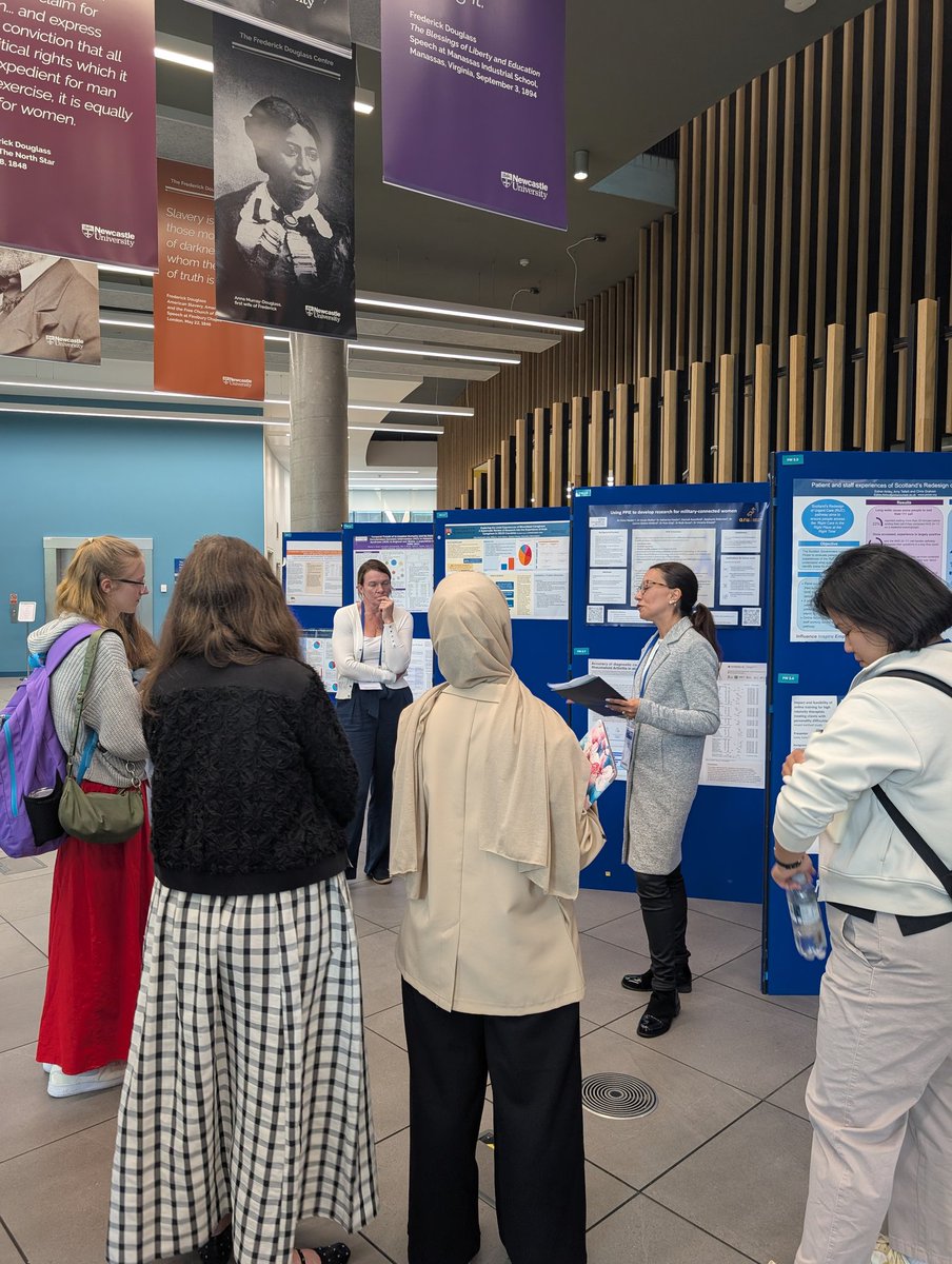 SYNERG_IE's tweet image. This week, members of the SYNERG-IE team travelled to Newcastle for the @HSRN_UK #HSRUK25 conference. Coni and Nikki presented two very well-received posters and we attended a wide variety of interesting talks, discussions and workshops 💭