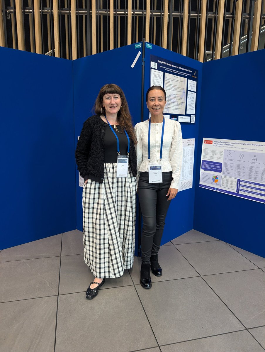 SYNERG_IE's tweet image. This week, members of the SYNERG-IE team travelled to Newcastle for the @HSRN_UK #HSRUK25 conference. Coni and Nikki presented two very well-received posters and we attended a wide variety of interesting talks, discussions and workshops 💭