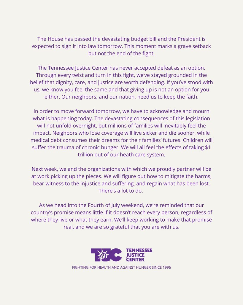 As we head into the Fourth of July weekend, we’re reminded that our country’s promise means little if it doesn’t reach every person, regardless of where they live or what they earn. We’ll keep working to make that promise real, &amp; we're grateful that you are with us in the fight.