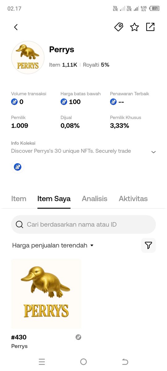 Minted 🦆 <a href="/PerrysOnApe/">Perrys</a> I want something black