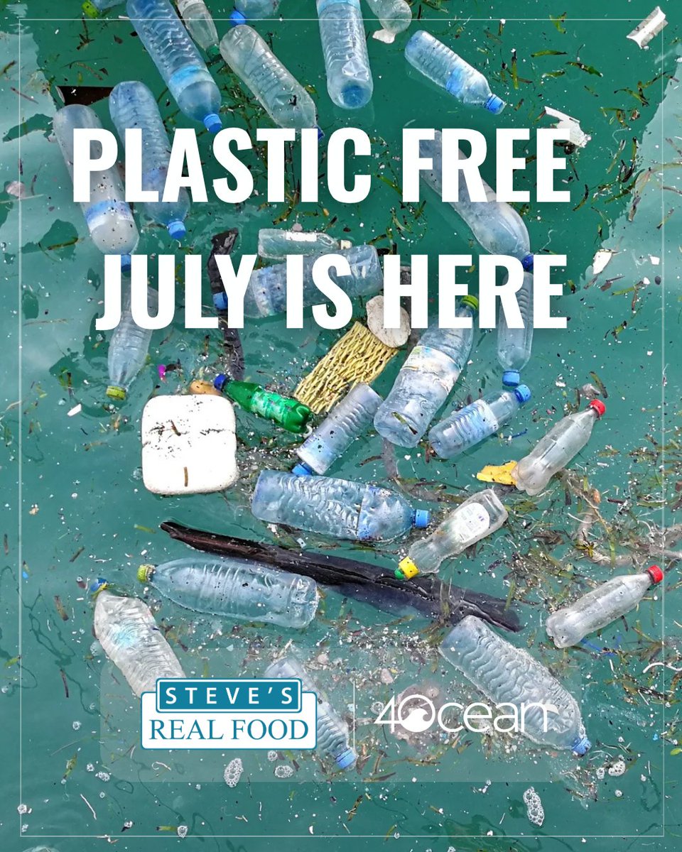 It’s Plastic Free July! 
We’re cutting down on single-use plastics and helping remove ocean plastic through our partnership with 4ocean. 
Small swaps + collective cleanup = big change.

#PlasticFreeJuly #OceanLove #4oceanPartner #SustainableLiving