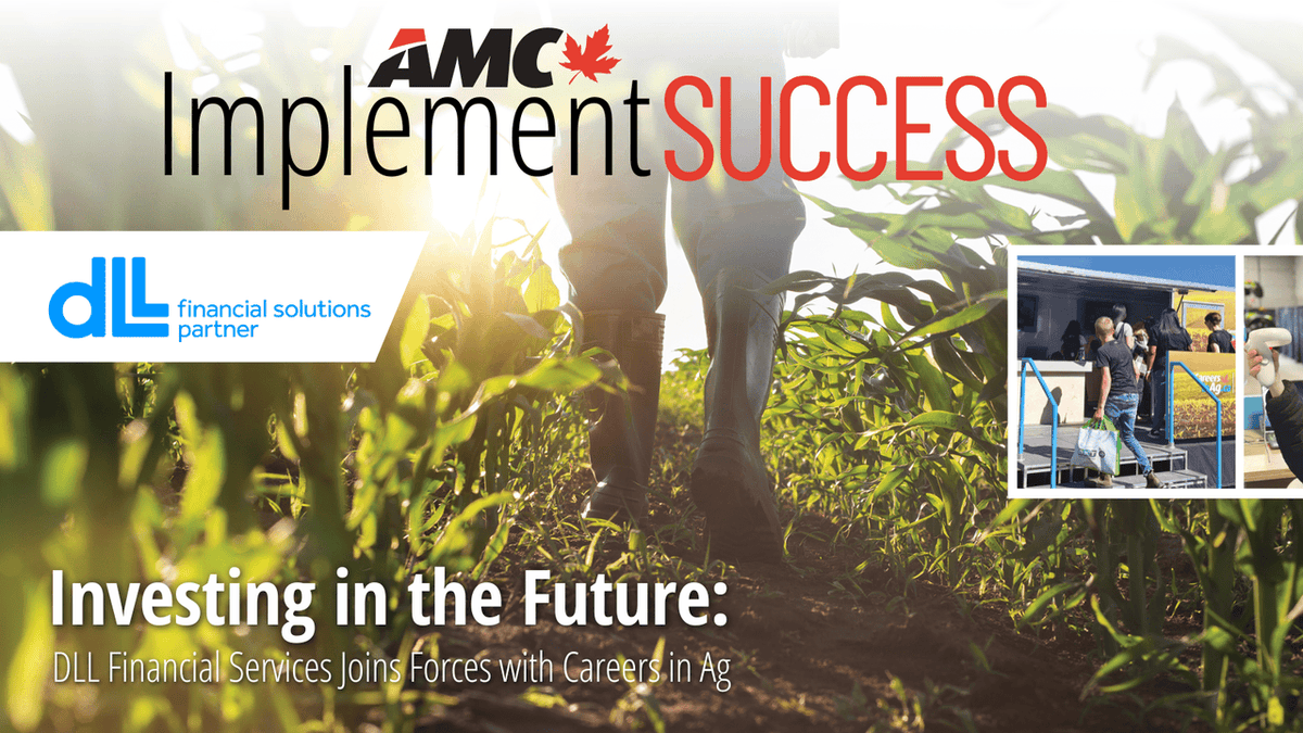 AMCshortlinecda's tweet photo. In our recent edition of Implement Success, Careers in Ag sponsor DLL Financial Services shares how they’re supporting the next generation of agricultural professionals. In the featured article, Nicolas Foisy, DLL’s Agriculture Program Manager, highlights the wide range of opportunities in the ag sector and how @DLLgroup’s partnership with @CareersInAgCA blends financial expertise with industry insight to attract and inspire young talent.

The initiative includes innovative outreach tools – like the Mobile Skills Lab – designed to engage students through hands-on, immersive learning experiences. By investing in education and career development, DLL is helping to build a sustainable and inclusive future for agriculture.
Read the full article here: https://t.co/7OmLyFOsBy 
#ImplementSuccess #CdnAg #CareersInAg