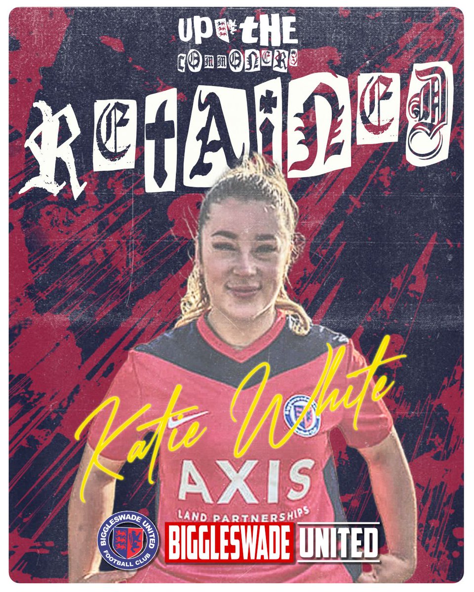 Biggleswade United (@biggleswadeutd) on Twitter photo ✍️<a href="/WomenBUFC/">Biggleswade United Women's Senior Teams</a> Retained Katie White
Katie joined us part way through last season and made an instant impact. She quickly became an important member of the squad and impressed with a number of fantastic performances. She’s lightning quick and has an eye for goal. - Amy Butler ✍️<a href="/WomenBUFC/">Biggleswade United Women's Senior Teams</a> Retained Katie White
Katie joined us part way through last season and made an instant impact. She quickly became an important member of the squad and impressed with a number of fantastic performances. She’s lightning quick and has an eye for goal. - Amy Butler