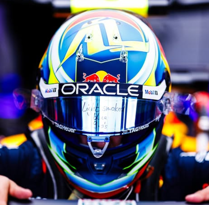 F1HLM's tweet photo. Helmet design of Arvid Lindblad for his FP1 debut with Red Bull Racing
#f1 #formula1 #motorsport #lindblad #BritishGP #redbull #rbf1 #redbullf1 https://t.co/vyOxqplSrJ