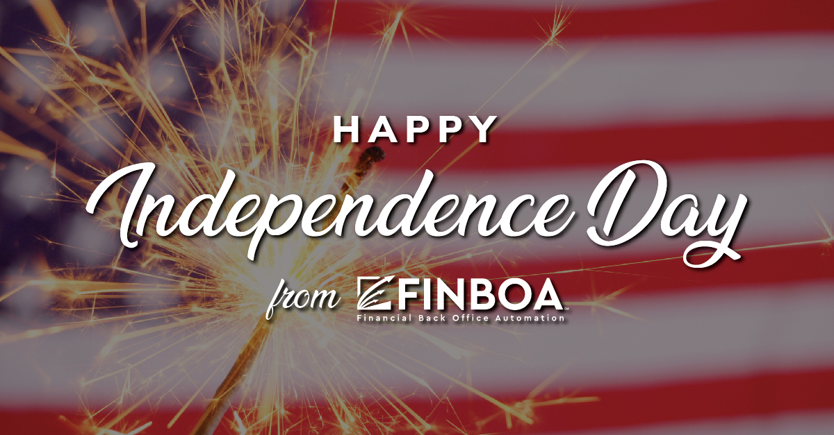 🧨Independence Day Office Closure Notice 
FINBOA offices will be closed on Friday, July 4, 2024. We will resume normal business hours on Monday, July 7.
Happy Fourth of July from all of us at FINBOA! 🗽
#IndependenceDay #FourthOfJuly #FINBOA