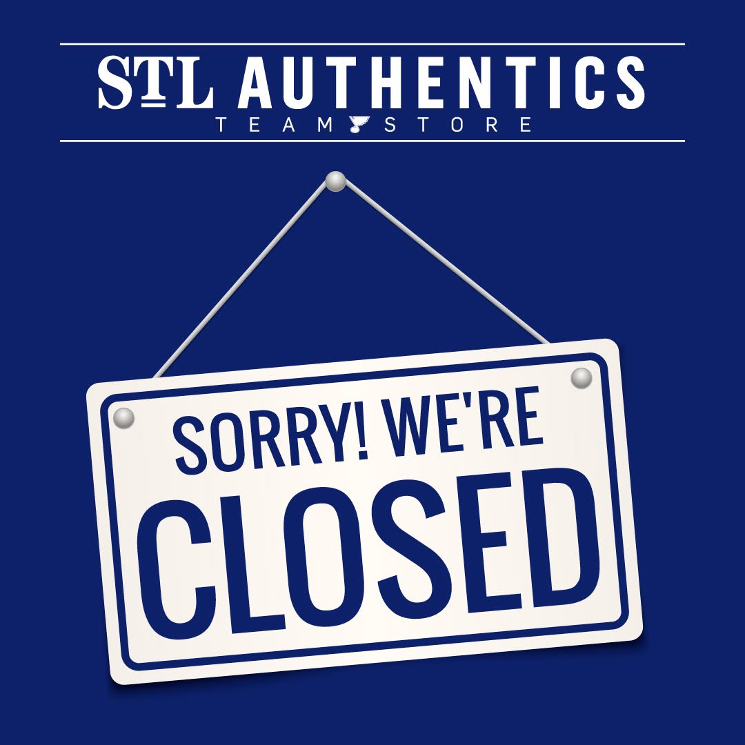 STL_Authentics's tweet image. The Team Store will be closed on Friday, July 4 in observance of Independence Day. We will be back open Saturday, July 5, from 11am - 5pm. #stlblues