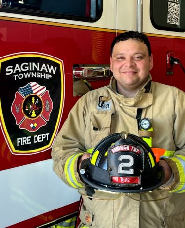 Check out STFD's Station Two's Olvein Ruiz on coming off of probationary status and receiving his black helmet! Congratulations to Firefighter Ruiz!!!