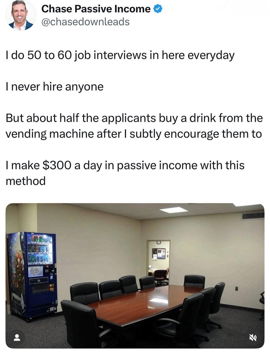 GoProCVita's tweet image. Don’t take it personal if an interviewer ghosts you…
They might just be running a vending machine empire on the side 💼🥤
You’re not unemployed — you’re part of someone’s passive income stream. 😅
Happy Friday, job hunters. Stay hydrated and keep applying. 🚀💪
#InterviewHumor…