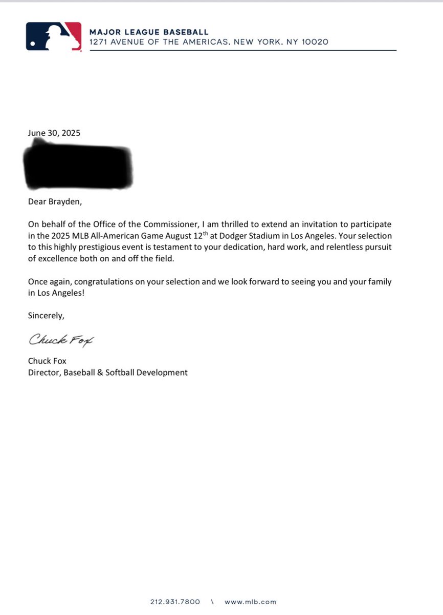 Brayden Harris (@braydenh2026) on Twitter photo Thank you <a href="/MLB/">MLB</a> for the invite!! <a href="/SJCDbaseball/">St Johns Baseball</a> <a href="/USAPrimeNat/">USA Prime National Program</a> <a href="/CFreemanJAX/">Clayton Freeman</a> Thank you <a href="/MLB/">MLB</a> for the invite!! <a href="/SJCDbaseball/">St Johns Baseball</a> <a href="/USAPrimeNat/">USA Prime National Program</a> <a href="/CFreemanJAX/">Clayton Freeman</a>