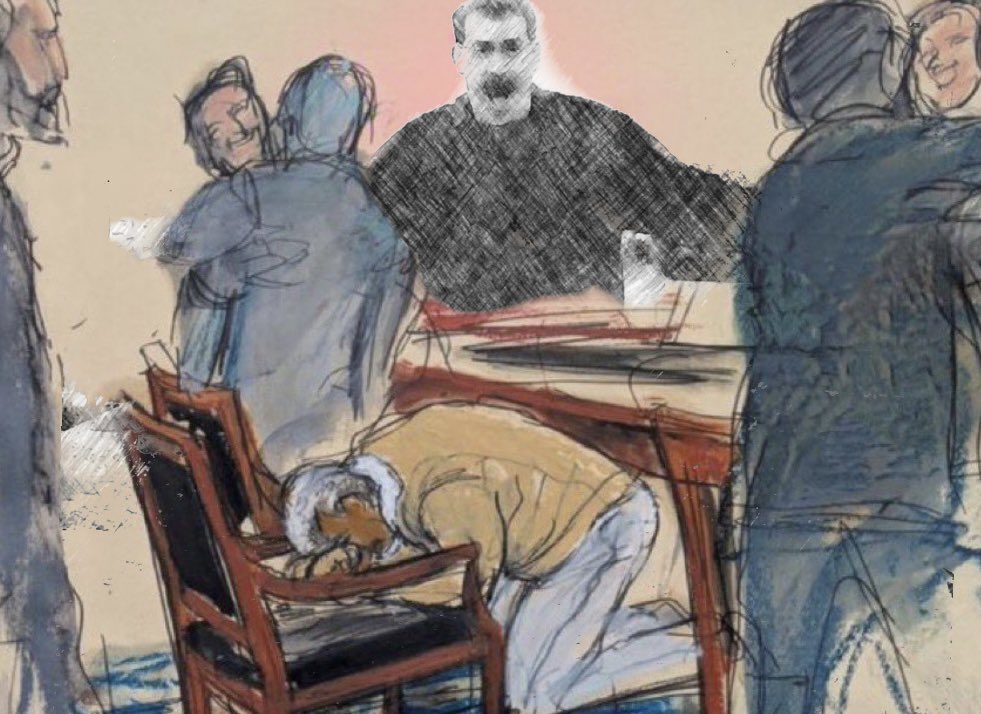 JackBensinger's tweet image. I apologize for screaming at the court drawer. I now know that is a job and not a media spy/pervert. My intention was to help protect the integrity of the court room