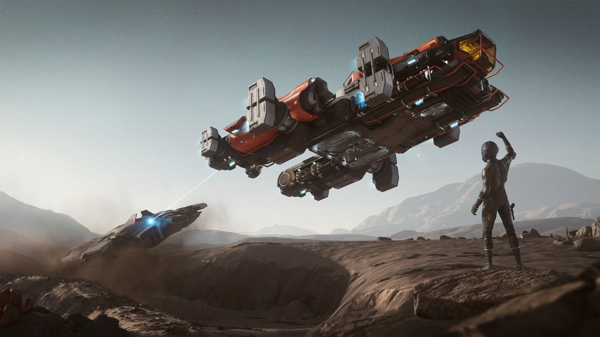 Submit your best screenshot capturing the meaningful power of teamwork through your ventures in the 'verse for a chance to win one of the following ships with Foundation Festival paint.

🥇 Crusader Mercury Star Runner
🥈 Drake Cutlass Red
🥉 Aegis Gladius

Full Contest Details: