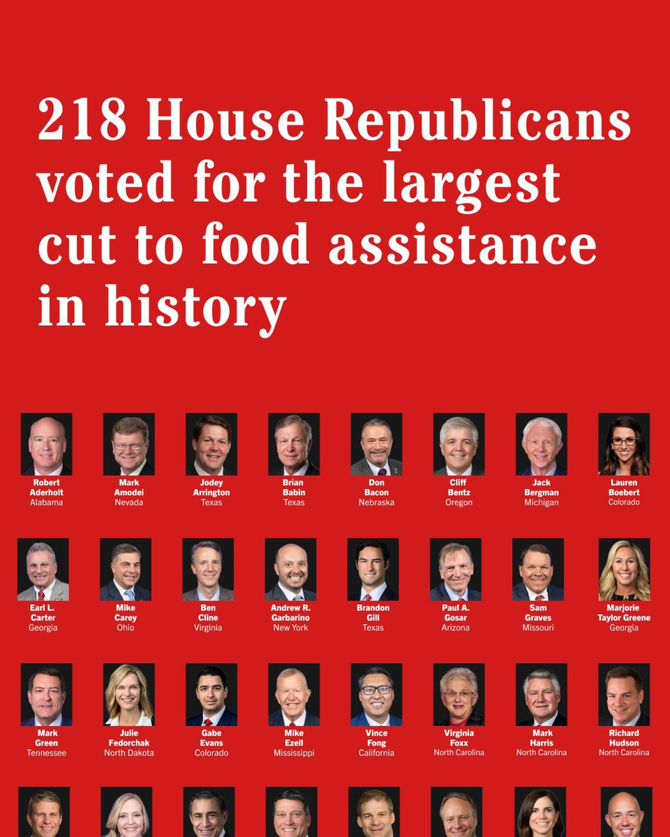 Dave_Vieira's tweet image. 17 million people just lost health care.
18 million kids just lost school meals.
3 million Americans just lost food assistance.
And $3.5 trillion was added to the deficit.
All for a tax cut for Trump’s billionaire donors.
#VoteThemAllOut @elonmusk help primary all of them