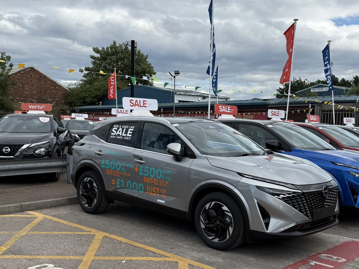 The biggest event of the year starts tomorrow, 9am!! 

We’re looking forward to welcoming all our loyal customers and new ones too to our Showrooms.

With a huge choice of cars available you won’t be disappointed. 💚🧡

#UsedCarEvent <a href="/VertuMotors/">Vertu</a>