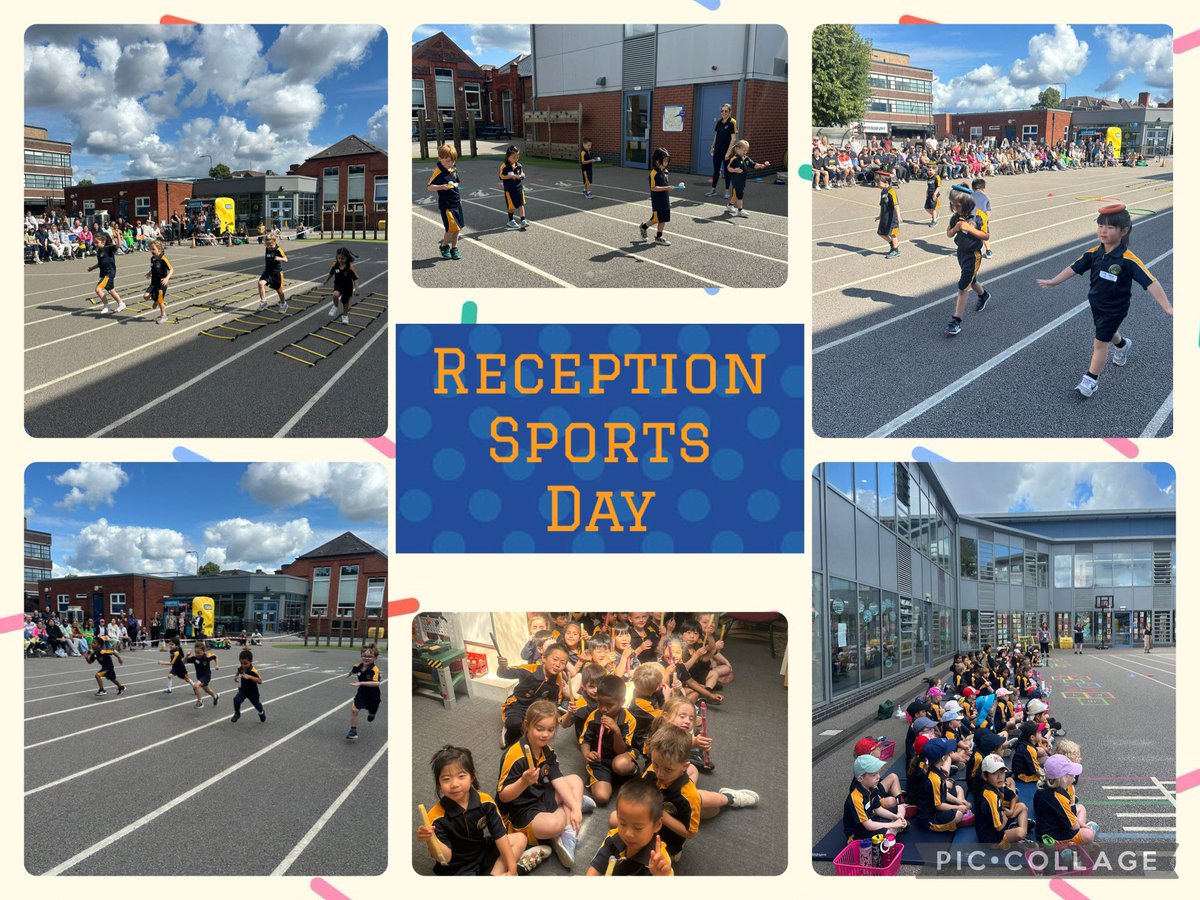 SpringfieldSPS's tweet image. Reception enjoyed a fantastic sports day! Brilliant effort from all the children and super support from parents and families! Well done everyone! #EYFS #Reception #SportsDay 
#Wechallengeourselves 🟡
#Motivatedtoachieve 🟢
#Togetherweareateam 🔵