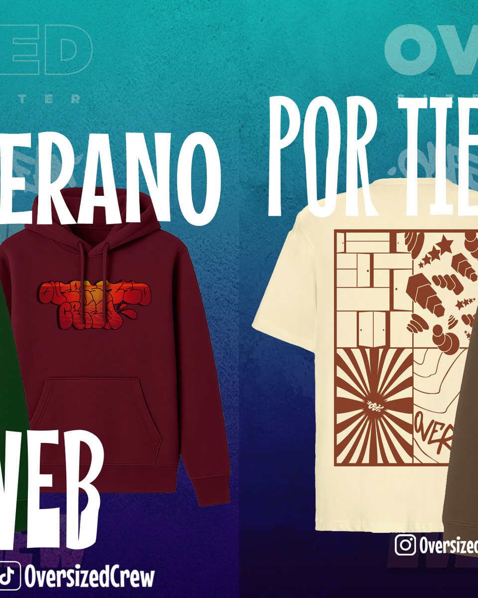 OversizedCrew's tweet image. 🔥 YA DISPONIBLE
Empieza la oferta. Esto no va a durar.

✅ Descuento activo en oversizedcrew.com
⏳ Solo por tiempo limitado

Únete a la crew o te quedas fuera. #OversizedCrew #SizeDoesMatter