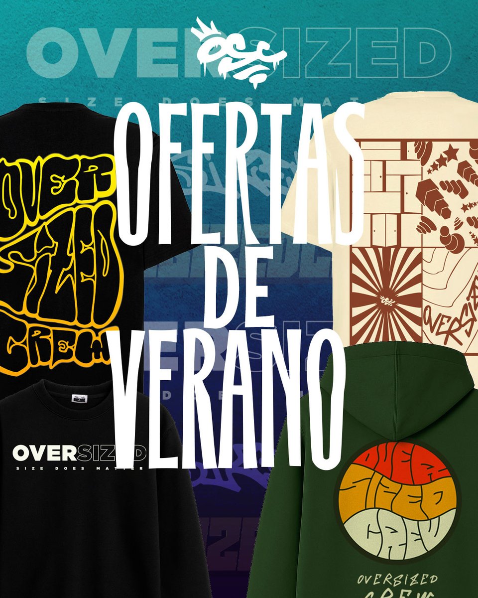 OversizedCrew's tweet image. 🔥 YA DISPONIBLE
Empieza la oferta. Esto no va a durar.

✅ Descuento activo en oversizedcrew.com
⏳ Solo por tiempo limitado

Únete a la crew o te quedas fuera. #OversizedCrew #SizeDoesMatter