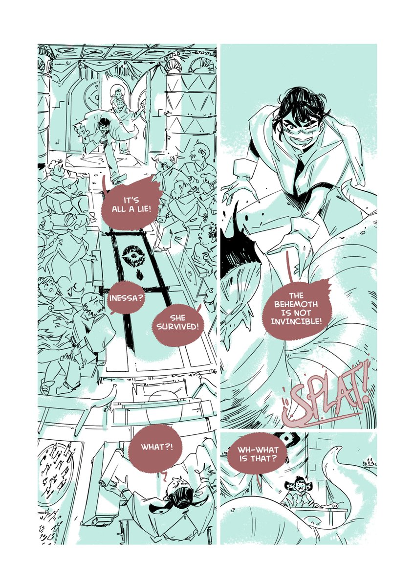 simonroyart's tweet photo. An excerpt from chapter 2 of "THE PEASANT AND THE EMPEROR", drawn by @oliverhineart - now on p@treon! https://t.co/HbNfuzoeeY