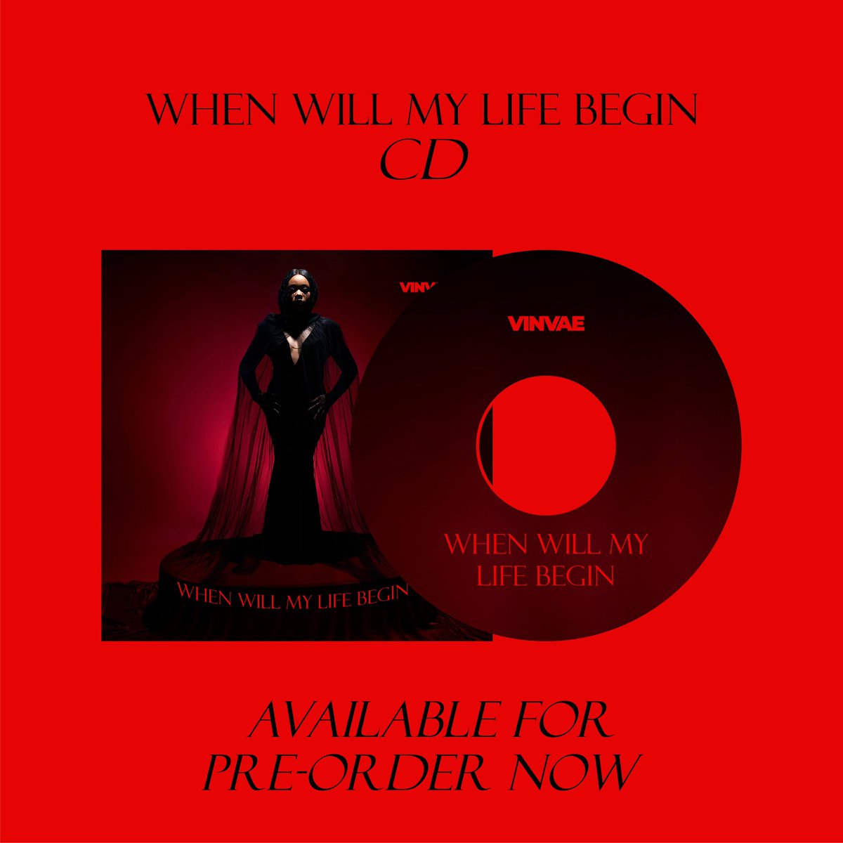 vinvae's tweet image. WHEN WILL MY LIFE BEGIN - CD now available for pre-order 💿

Pre-Order now: vinvae.com/shop

#WHENWILLMYLIFEBEGIN #VINVAE #DigitalDownload #WickedOnes #NewMusic #vinvaeSHOP #albumrelease