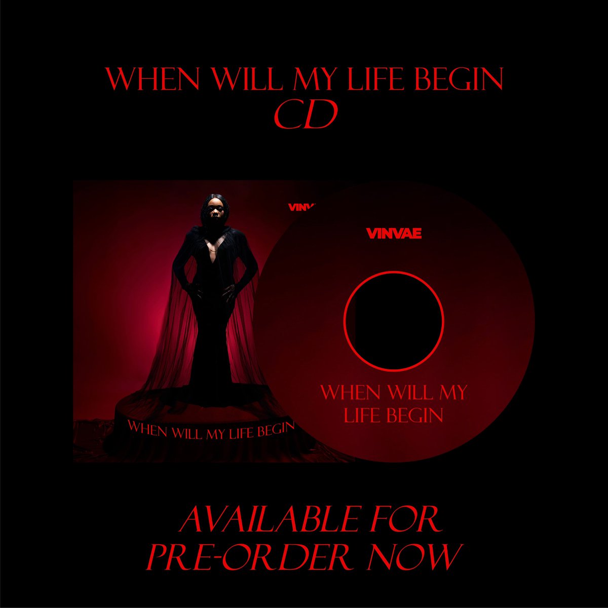 vinvae's tweet image. WHEN WILL MY LIFE BEGIN - CD now available for pre-order 💿

Pre-Order now: vinvae.com/shop

#WHENWILLMYLIFEBEGIN #VINVAE #DigitalDownload #WickedOnes #NewMusic #vinvaeSHOP #albumrelease
