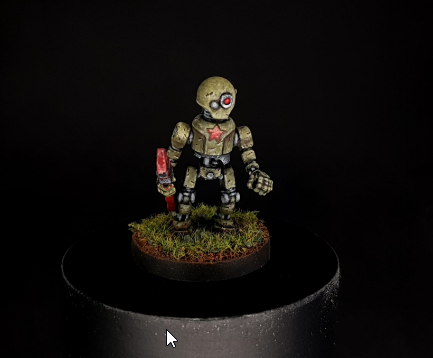 Harald_van_Horn's tweet image. Proxymodell für den Ariadna Remotnikbot bis ich den Orginalen bekomme ❤ #infinitythegame