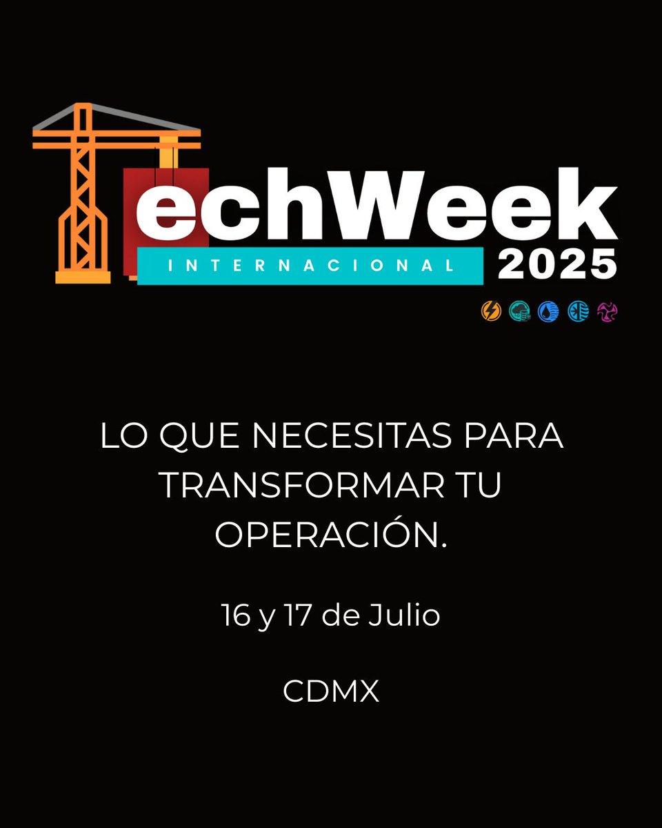 ⚙️ En TechWeek 2025, no solo se habla de futuro: se muestran soluciones listas para implementarse.

Descubre lo que puedes llevar directamente a tu operación.

📍 CDMX · 🗓️ 16 y 17 de julio👉
 bit.ly/4jYD1SO

#SolucionesIndustriales #TechWeek2025 #AmerciAC
