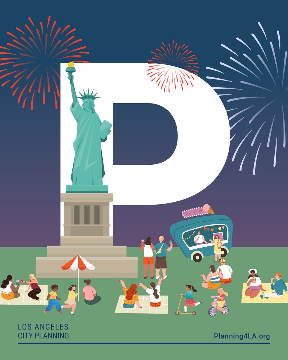 In observance of Independence Day on Friday, July 4, our offices will be closed.

Most City Planning services remain accessible 24/7 through our Online Application System at the link in our bio or at plncts.lacity.org/oas.