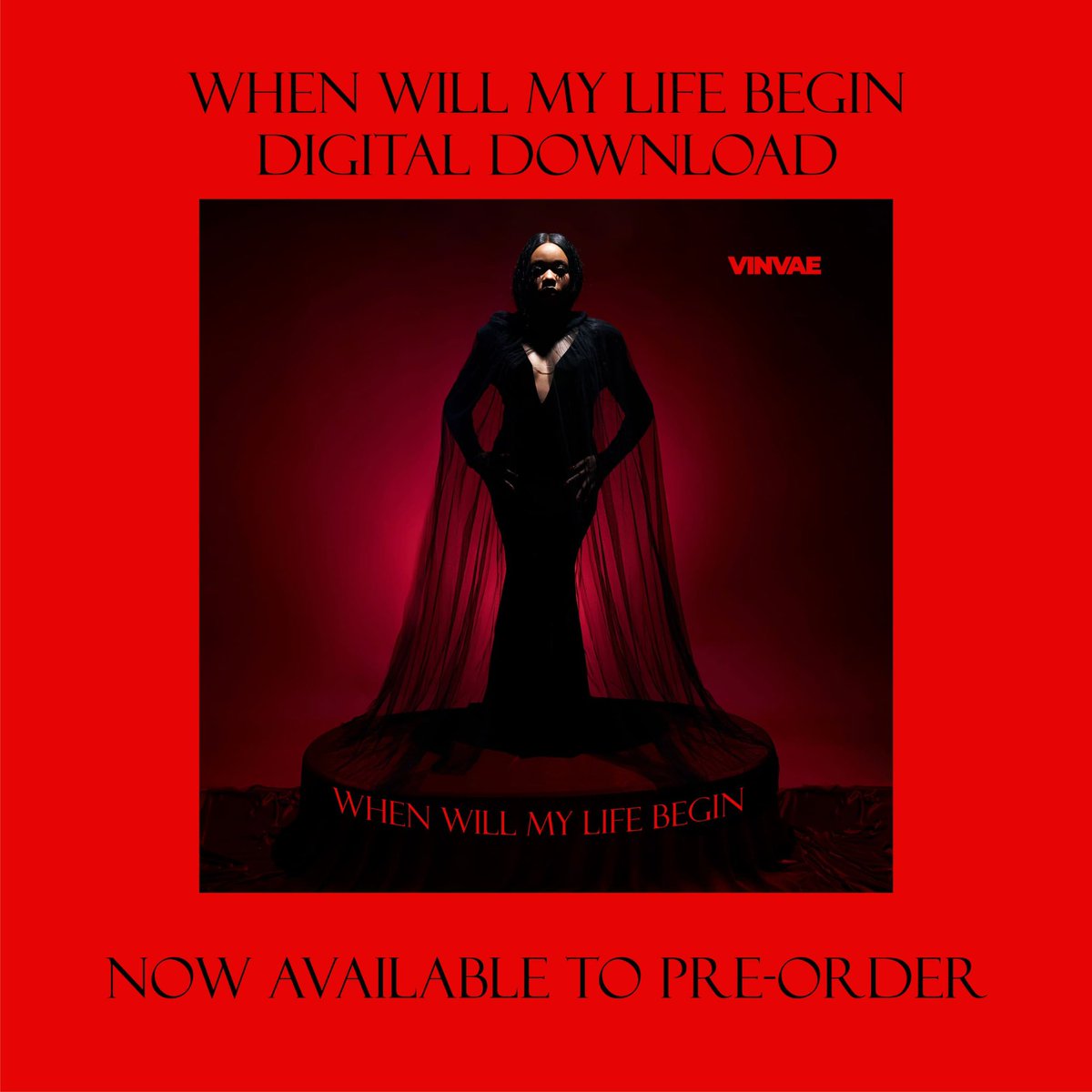 vinvae's tweet image. WHEN WILL MY LIFE BEGIN - DIGITAL DOWNLOAD AVAILABLE FOR PRE-ORDER NOW 🎧

Pre-order now: vinvae.com/shop

#WHENWILLMYLIFEBEGIN #VINVAE #DigitalDownload #WickedOnes #NewMusic #vinvaeSHOP #albumrelease