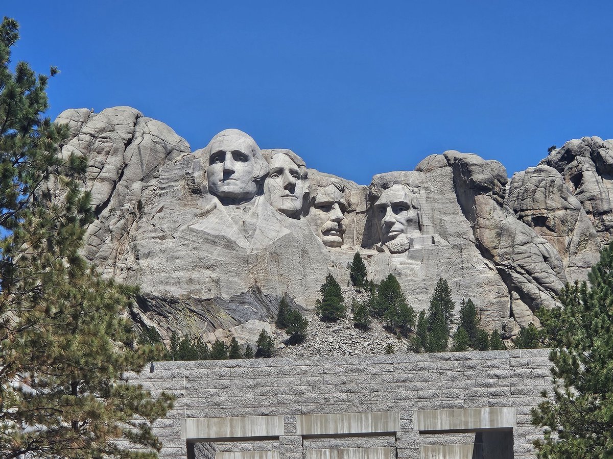 The Bandits at Mt. Rushmore....lots of secret service and tight security today...they were expecting a special guest. ..was going to invite him to our game today...<a href="/JDVance/">JD Vance</a>